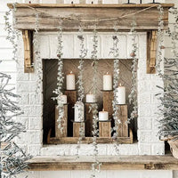 Ming Pine Garland with Dripping Pinecones - 65"