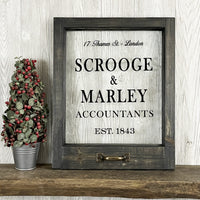 Scrooge & Marley Window
