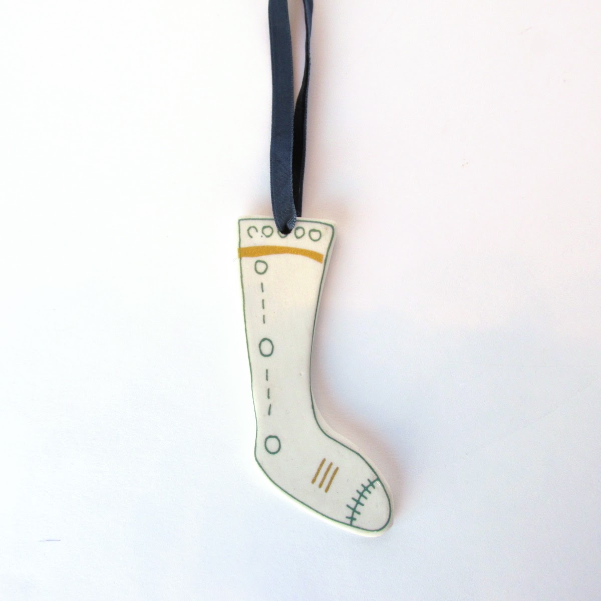 Ceramic Stocking Ornament