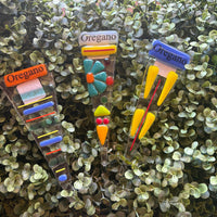 Assorted Glass Herb Markers
