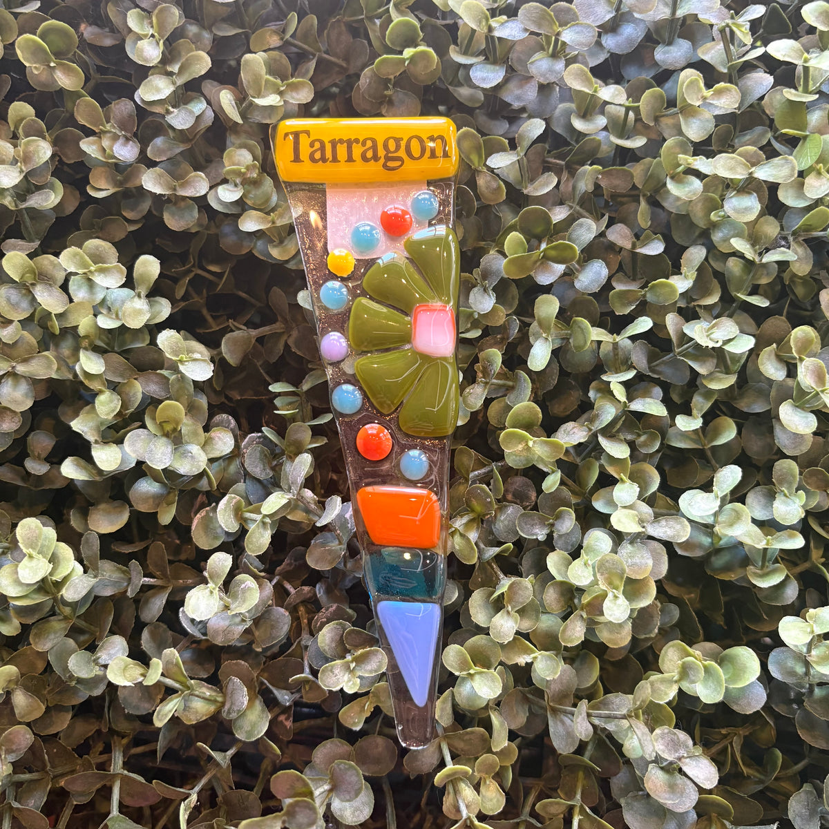 Assorted Glass Herb Markers