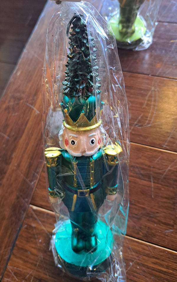 Nutcracker with Tree Candle