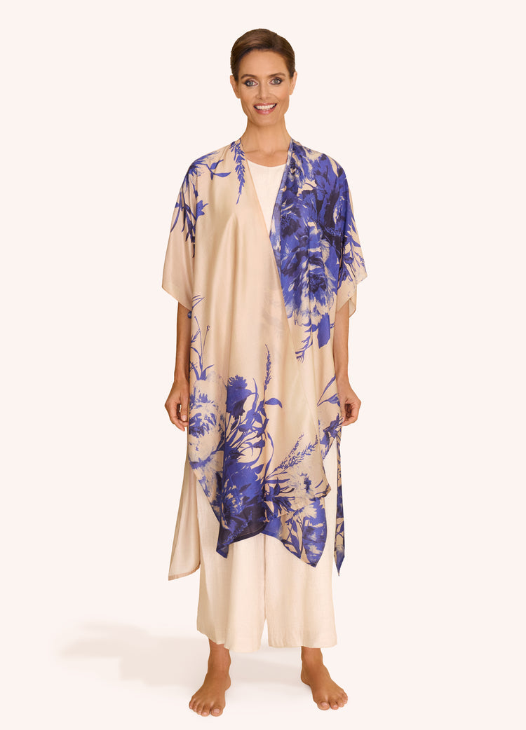 China Blooms Beach Wrap