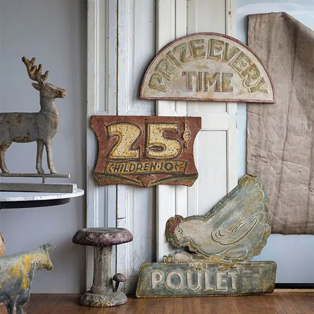 25 Cent Tin Sign