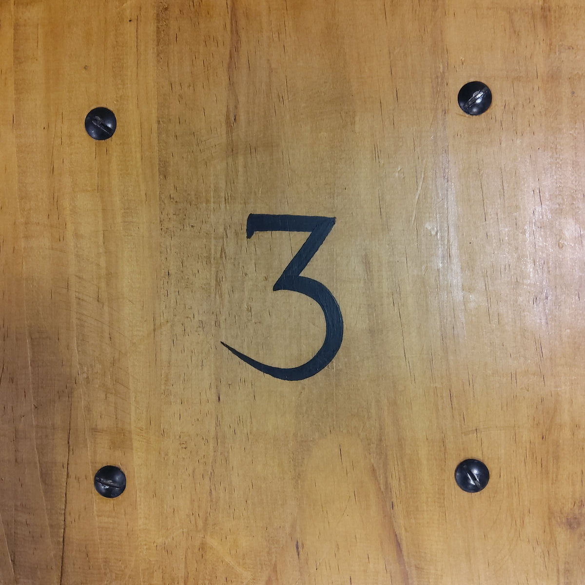 Numbered Stool