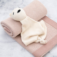 Pink Lemonade Baby Blanket & Lovie Set
