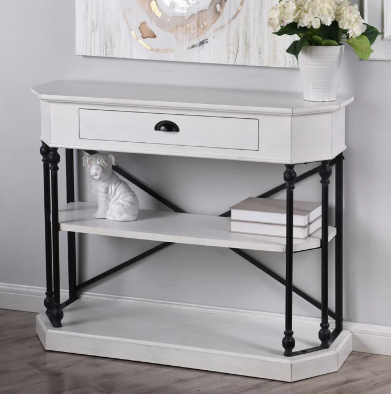 White Console Table