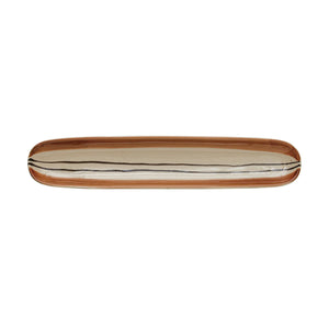 Hand Painted Oval Plate