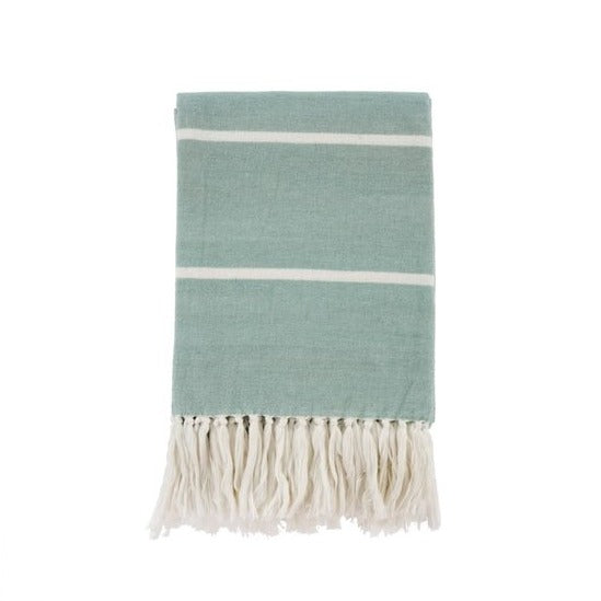 Brushed Cotton Fringed Throw